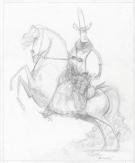 Carter Goodrich - WESTERN!, Illustration originale, recherch