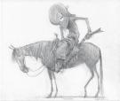 Carter Goodrich - WESTERN!, Highwayman, illustration origina