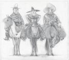 Carter Goodrich - WESTERN!, Illustration originale, recherch