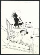 Alain Dodier - Jérôme K. Jérôme Bloche, L'ombre qui tue, Cou