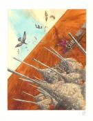 Christophe Dubois - TERRE, Nids d'Arzack, illustration origi