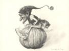 Jean-Baptiste Monge - À la recherche de Féerie, crayonné ori