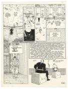 Moebius - Major Fatal, Planche originale n°2 du dernier épis