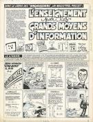 Marcel Gotlib - Planche originale n°1 de l'histoire L'Enseig