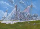 Adrian Smith - Game Chronopia Elf fice schooner, illustratio