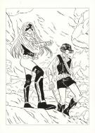 Patricia  Lyfoung  - La Rose &eacute;carlate , Illustration origina