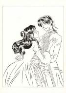 Patricia  Lyfoung  - La Rose &eacute;carlate , Illustration origina