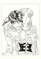 Patricia  Lyfoung  - La Rose &eacute;carlate , Illustration origina