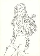 Patricia  Lyfoung  - La Rose &eacute;carlate , Illustration origina