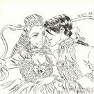 Patricia  Lyfoung  - La Rose &eacute;carlate , Illustration origina