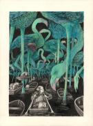 Daria Schmitt - La Partie de croquet, Illustration originale