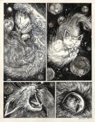 Daria Schmitt - Planche originale n°5 réalisée pour une cour