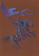 André Houot - Asile !, Illustration originale