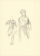 Andr&eacute; Juillard - Plume aux Vents, L'Oiseau-Tonnerre, Crayonn