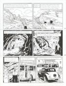 Andr&eacute; Juillard - Blake et Mortimer, Sign&eacute; Olrik, Planche ori