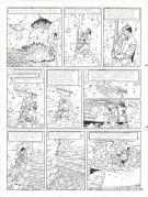 Andr&eacute; Juillard - Blake et Mortimer, Sign&eacute; Olrik, Planche ori