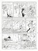 Andr&eacute; Juillard - Blake et Mortimer, Sign&eacute; Olrik, Planche ori