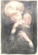 Marco Mazzoni - Illustration originale : "L'Étreinte