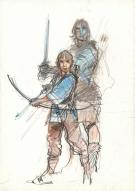 Grzegorz Rosinski - Thorgal, Illustration originale réalisée