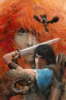 Grzegorz Rosinski - Thorgal, Peinture originale, affiche de 