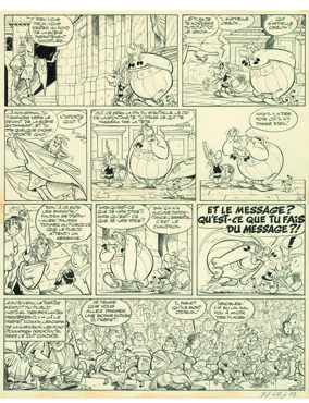 Albert Uderzo - Astérix et le chaudron - Planche originale n°26
