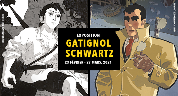 Exposition Gatignol et Schwartz, du 23 février au 27 mars 2021 à la galerie Daniel Maghen
