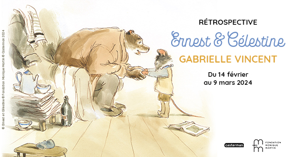 Rétrospective Gabrielle Vincent Ernest et Célestine du 14 février au 9 mars 2024 à la galerie Daniel Maghen