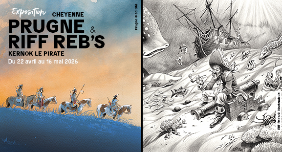 Exposition Prugne et Rifff Reb s 22 avril au 16 mai 2026 à la galerie Daniel Maghen