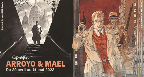 Exposition Jean-Michel Arroyo et Maël, du 20 avril au 14 mai 2022 à la galerie Daniel Maghen