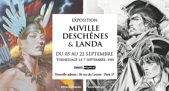 Exposition Miville-Deschênes et Landa, du 5 au 22 septembre 2018