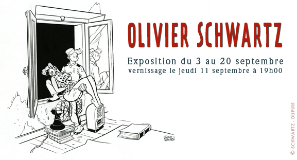 Exposition Olivier Schwartz, du 3 au 20 septembre 2014