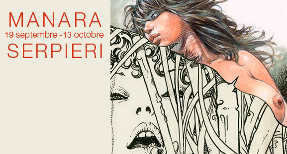 Exposition Manara et Serpieri du 19 septembre au 13 octobre 2012