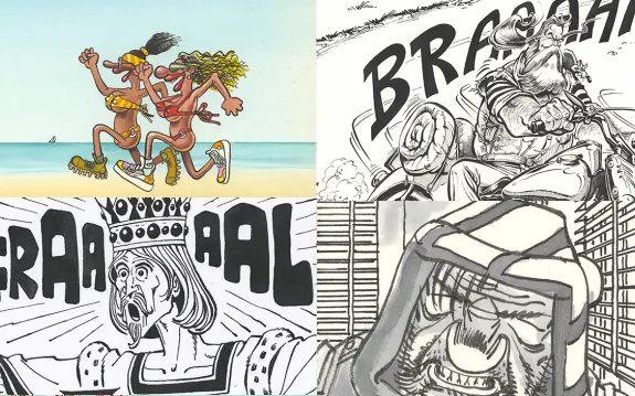 Gotlib, Coyote, Édika, Goossens and Lelong Exhibition 