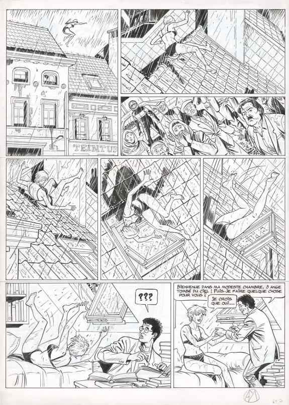 Planche noir et blanc, Lady S., A ta santé, Suzie ! (T.2), Philippe Aymond