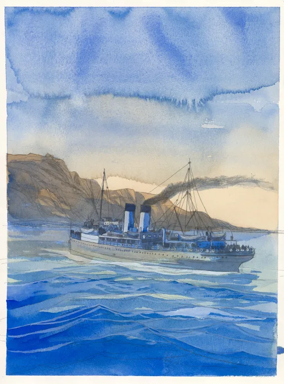 Planche couleur, Les Voyages d'Ibn Battûta, Joel Alessandra