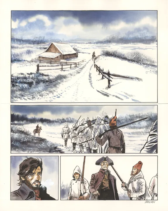 Planche couleur, Nouvelle France, Bernard Vrancken