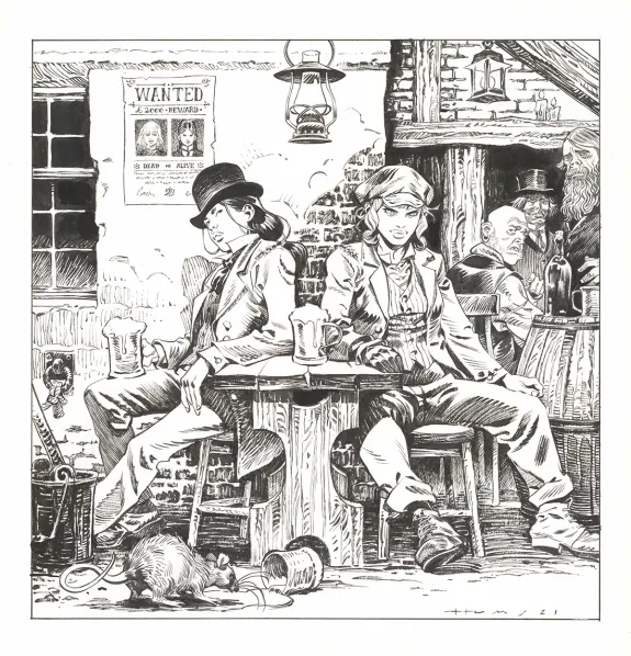Black and white illustration, Shi, Victoria (T.4), Josep Homs