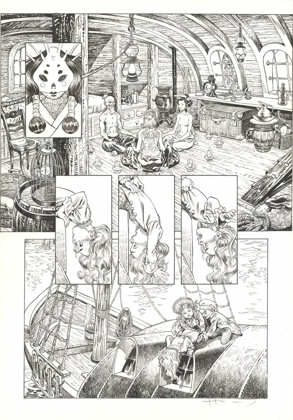 Planche noir et blanc, Shi, Revenge ! (T.3), Josep Homs