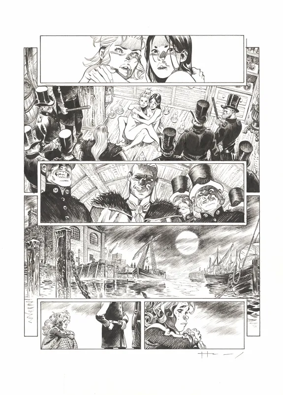 Planche noir et blanc, Shi, Victoria (T.4), Josep Homs