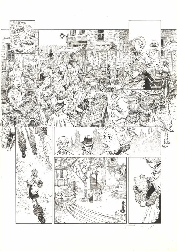 Black and white original page, Shi, Revenge ! (T.3), Josep Homs