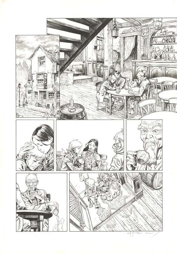 Planche noir et blanc, Shi, Victoria (T.4), Josep Homs