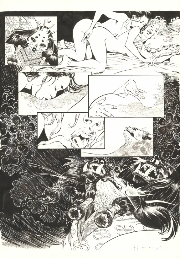 Planche noir et blanc, Shi, Black Friday (T.5), Josep Homs