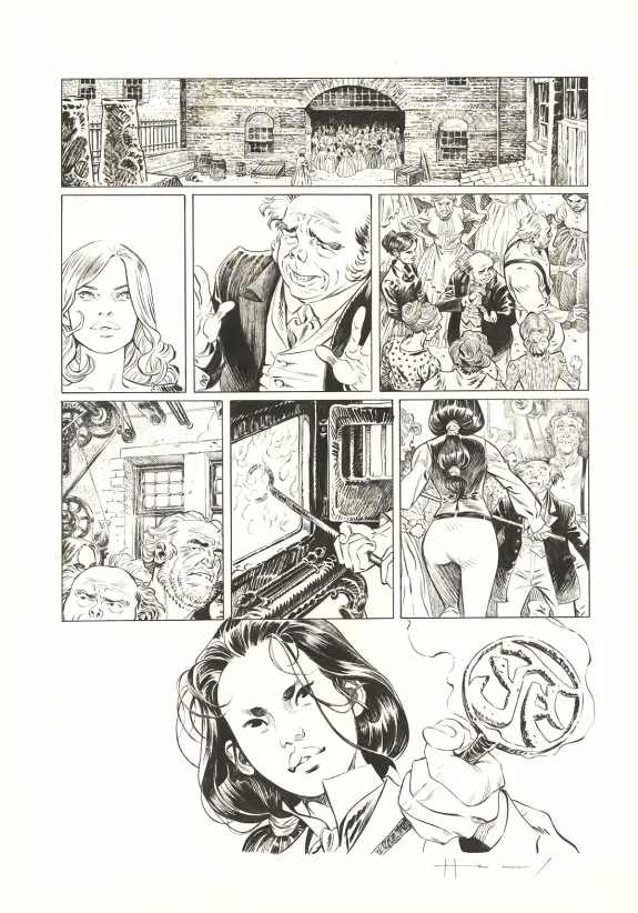 Planche noir et blanc, Shi, Black Friday (T.5), Josep Homs