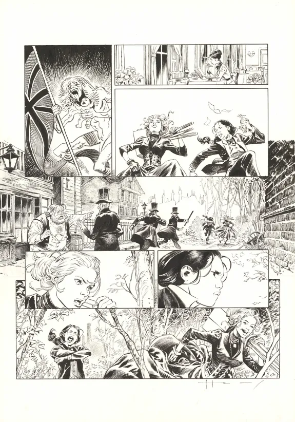 Planche noir et blanc, Shi, Black Friday (T.5), Josep Homs