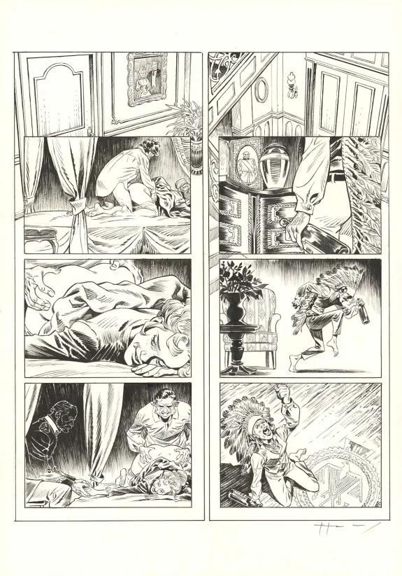 Planche noir et blanc, Shi, Black Friday (T.5), Josep Homs