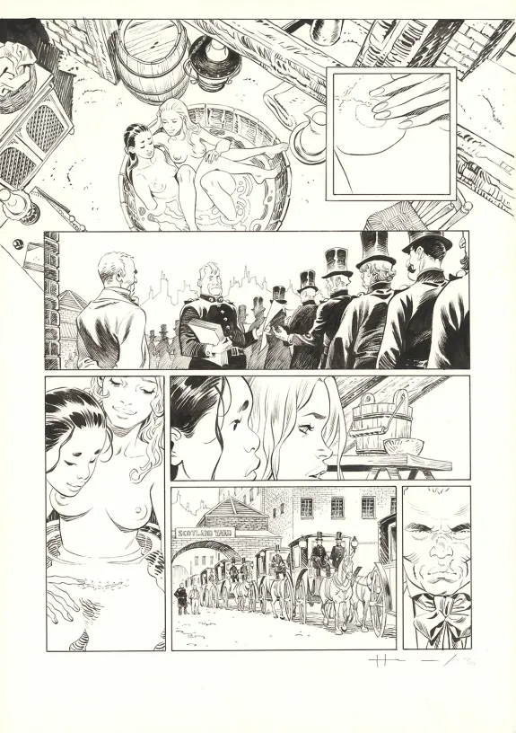 Planche noir et blanc, Shi, La Grande Puanteur (T.6), Josep Homs