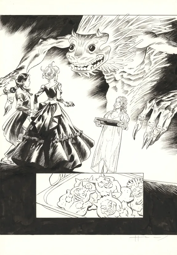 Planche noir et blanc, Shi, La Grande Puanteur (T.6), Josep Homs