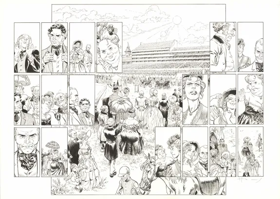 Planche noir et blanc, Shi, Victoria (T.4), Josep Homs