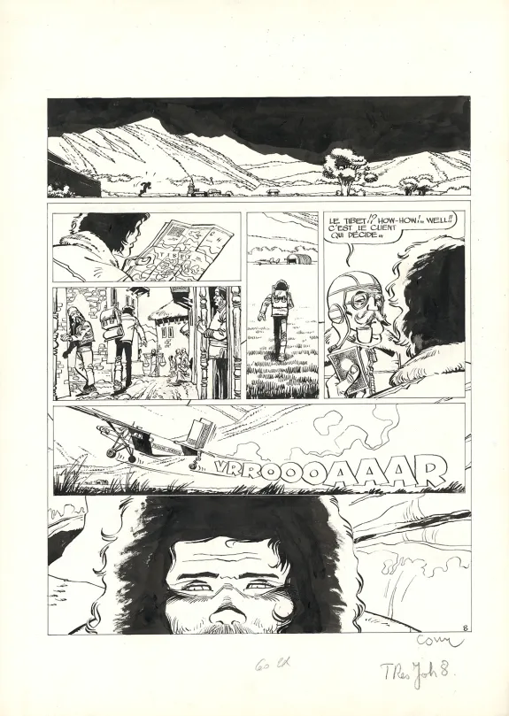 Planche noir et blanc, Jonathan, Souviens- toi Jonathan... (T.1),  Cosey