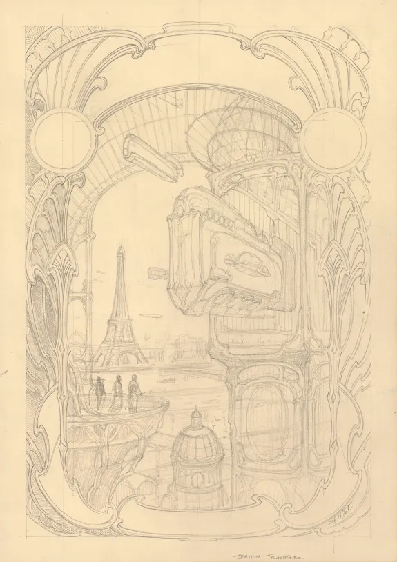 Sketch, Steampunk, Didier Graffet